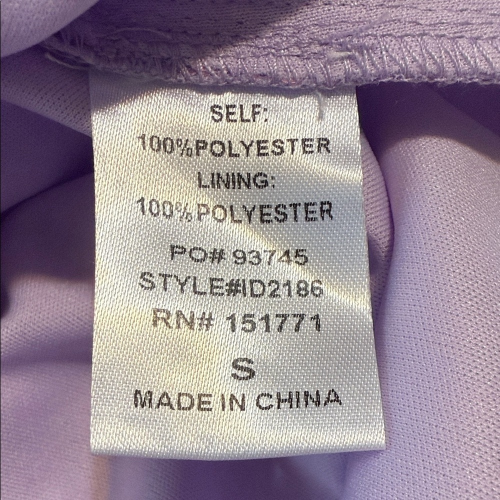 Les Lis Purple Lavender Iridescent Sequin Mini Dress - Picture 10 of 13
